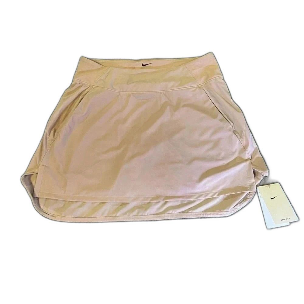 NWT Nike Dri-FIT Bliss Mid-Rise Training Skort Pink - Picture 1 of 3